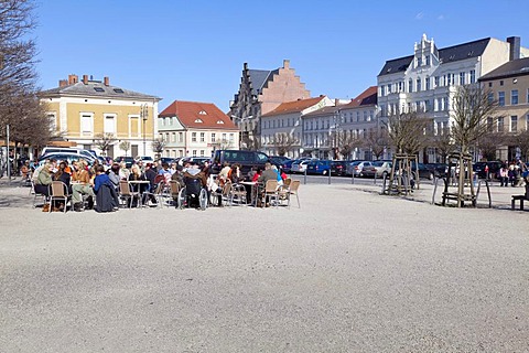 Neustaedtischer Markt square, Brandenburg an der Havel, Germany, Europe