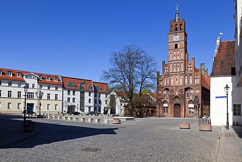 Altstaedtischer Markt square, Brandenburg an der Havel, Germany, Europe