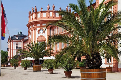 Schloss Biebrich, Biebrich, Wiesbaden, Hesse, Germany, Europe