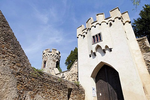 Burg Lahneck Castle, Lahnstein, Upper Middle Rhine Valley, Rhineland-Palatinate, Germany, Europe, UNESCO world heritage