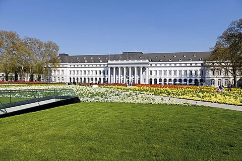 Electoral Palace, Bundesgartenschau, BUGA 2011, federal garden show, Koblenz, Rhineland-Palatinate, Germany, Europe