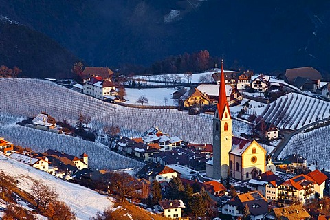 Unterinn below the Renon Plateau, Alto Adige, Italy, Europe