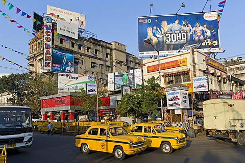 Jawaharlal Nehru Road, Calcutta, Kolkata, West Bengal, India