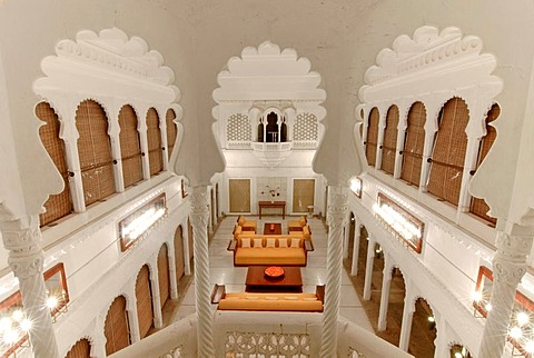 Devigarh Palace Hotel near Udaipur, Rajasthan, India, Asia