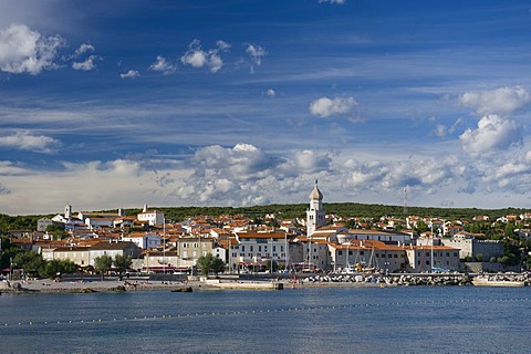 Town of Krk, Krk island, Kvarner Gulf, Croatia, Europe