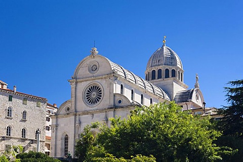 Cathedral of Sveti Jakov, Cathedral of St. James, Sibenik, Dalmatia, Croatia, Europe