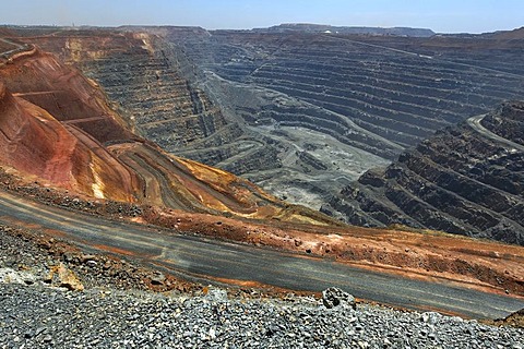 Super Pit gold mine, Kalgoorlie, Western Australia, Australia