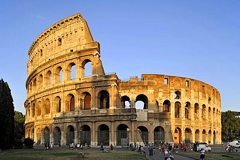 Colosseum, Piazza del Colosseo, Rome, Lazio, Italy, Europe