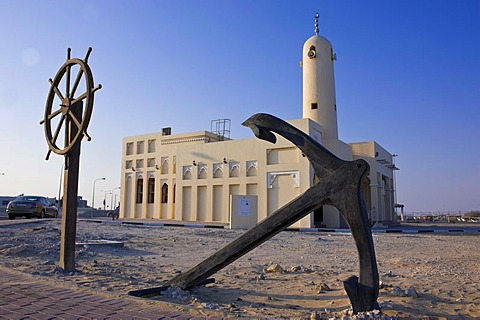 Mosque in Khor, Qatar, Arabian Peninsula, Middle East