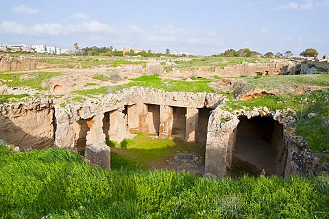 Royal tombs of Paphos, UNESCO World Heritage Site, Cyprus