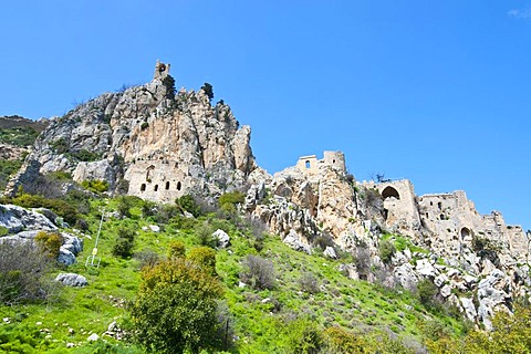 Crusader castle of St. Hilarion, Turkish part of Cyprus