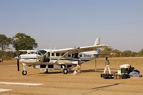 Sefofane flight to Kalamu Tented Camp, South Luangwa National Park, Zambia, Africa