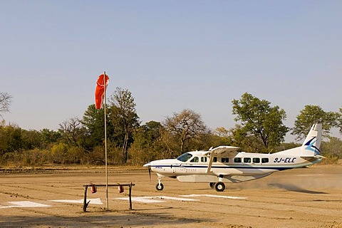 Sefofane flight to Kalamu Tented Camp, South Luangwa National Park, Zambia, Africa