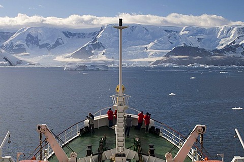 Antarctic Dream ship, Gerlache strait, Antarctic Peninsula, Antarctica