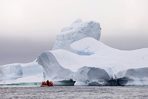 Icebergs near Pleneau Island, Lemaire Channel, Antarctic Peninsula, Antarctica