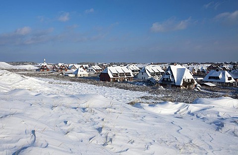 Winter atmosphere with ice and snow, Sylt island, Schleswig-Holstein, Germany, Europe