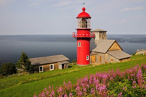 Lighthouse Point a la Renommee, Gaspesie or Gaspe Peninsula, Quebec, Canada