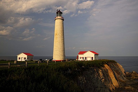 Cap des Rosiers, Canada's highest lighthouse, Gaspesie or Gaspe Peninsula, Quebec, Canada