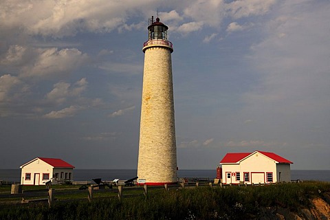 Cap des Rosiers, Canada's highest lighthouse, Gaspesie or Gaspe Peninsula, Quebec, Canada