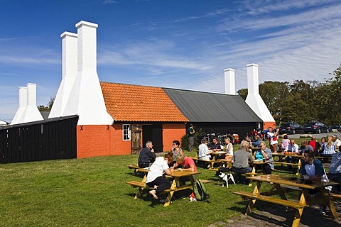 Herring smokehouse in a museum, Hasle, Bornholm, Denmark, Europe