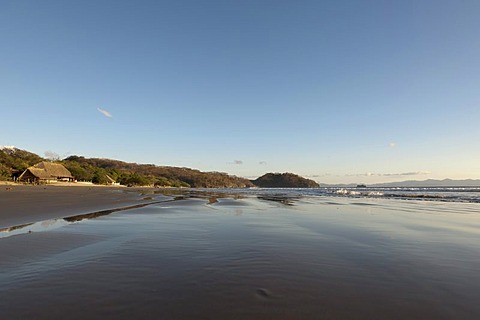 The somewhat remote and sandy beach of Playa Coco, Pacific Coast, Nicaragua, Central America