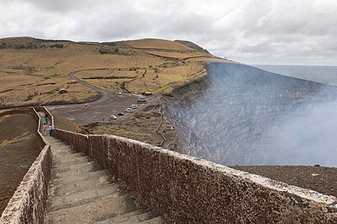 Masaya Volcano, still active, Masaya Volcano National Park, Nicaragua, Central America