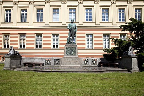 August Kekule memorial, university, microbiology and biotechnology, Bonn, Rhineland, North Rhine-Westphalia, Germany, Europe