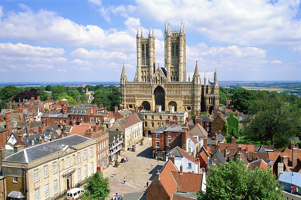 Lincoln Cathedral, Lincoln, Lincolnshire, England, United Kingdom, Europe