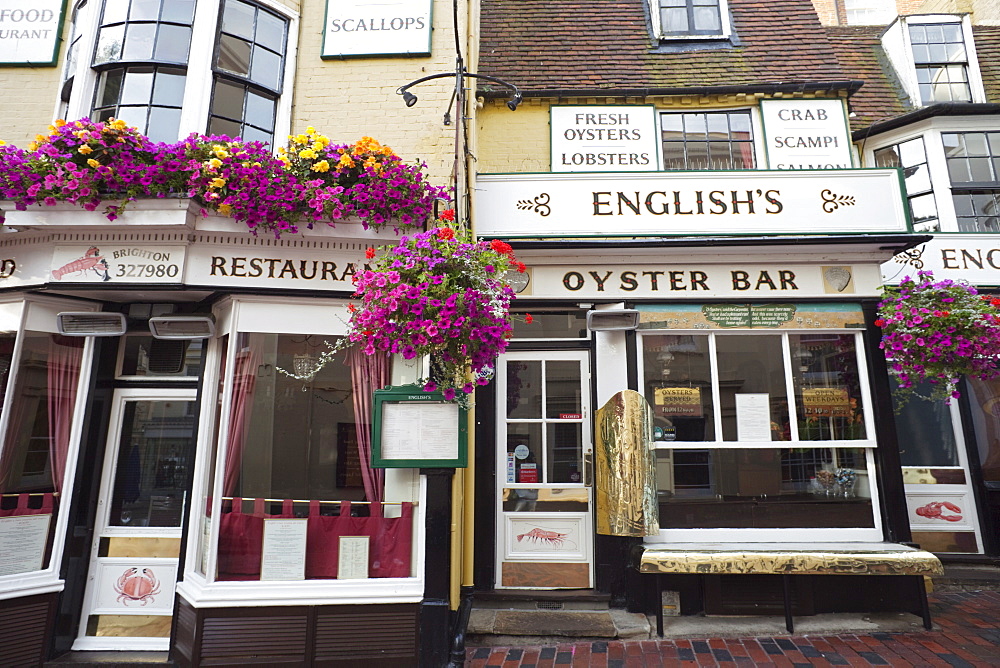 Seafood restaurant in The Lanes, Brighton, Sussex, England, United Kingdom, Europe