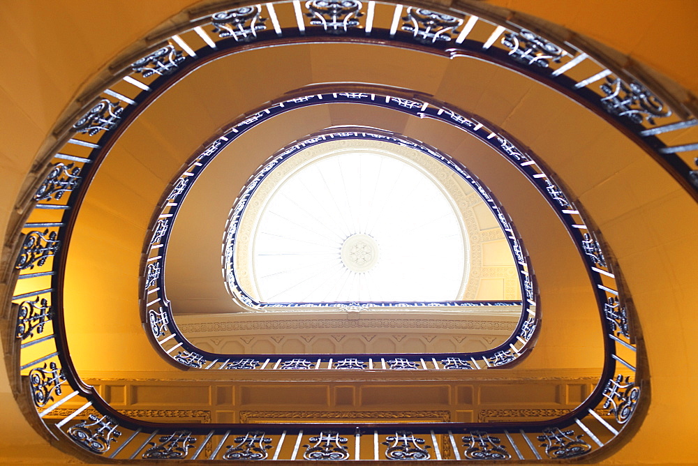 Stairway in the Courtauld Gallery, Somerset House, London, England, United Kingdom, Europe