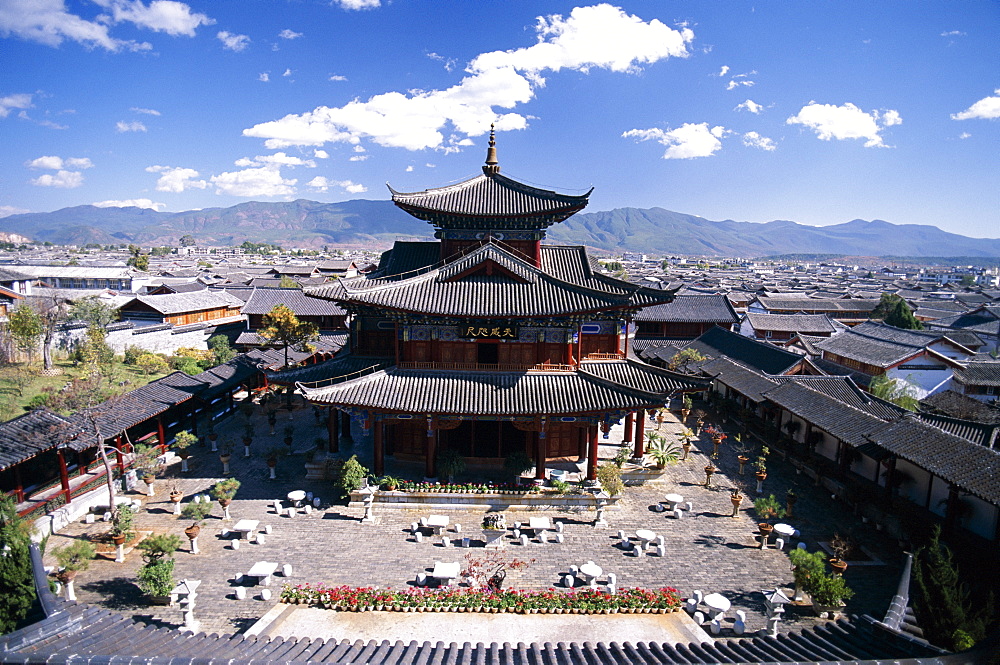 Mu Family Mansion, Ming Dynasty, Old Town, UNESCO World Heritage Site, Lijiang, Yunnan Province, China, Asia