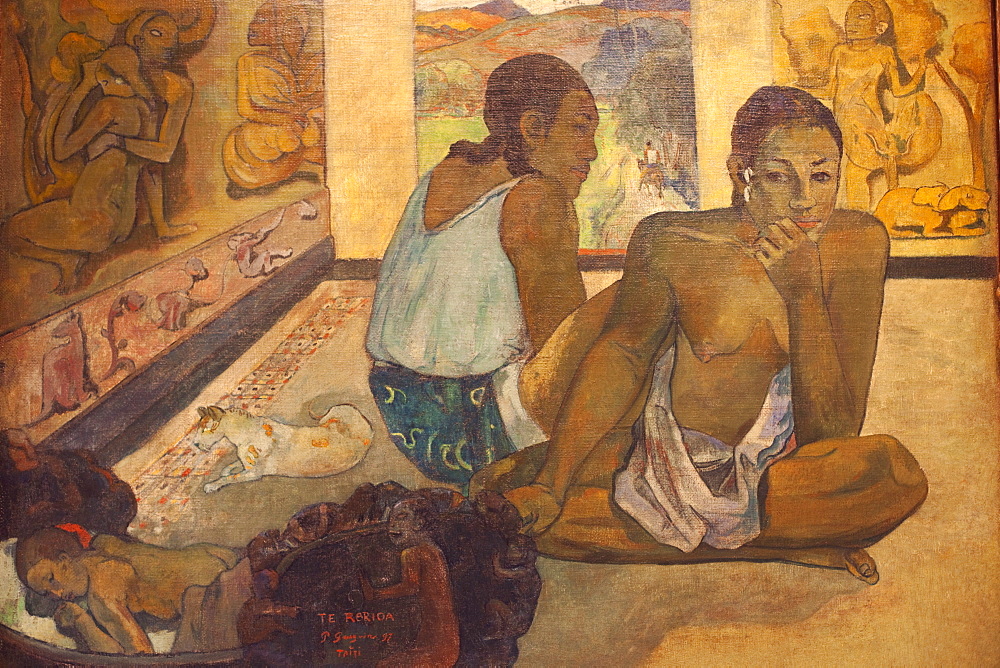 Te Rerioa (The Dream) by Paul Gauguin, The Courtauld Gallery, Somerset House, London, England, United Kingdom, Europe