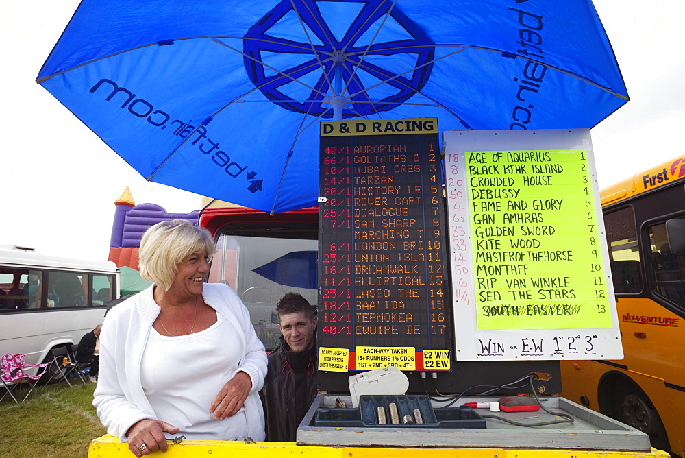 Tote board,  Annual Epsom Derby Horse Race, Epsom, Surrey, England, United Kingdom, Europe