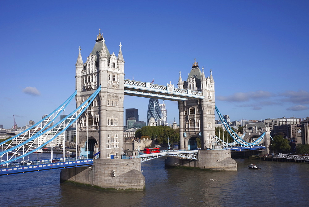 Tower Bridge and River Thames, London, England, United Kingdom, Europe