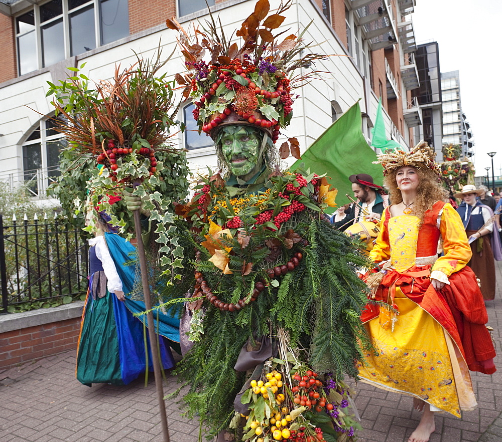 The Berryman, Autumn Harvest Festival Parade, Southwark, London, England, United Kingdom, Europe