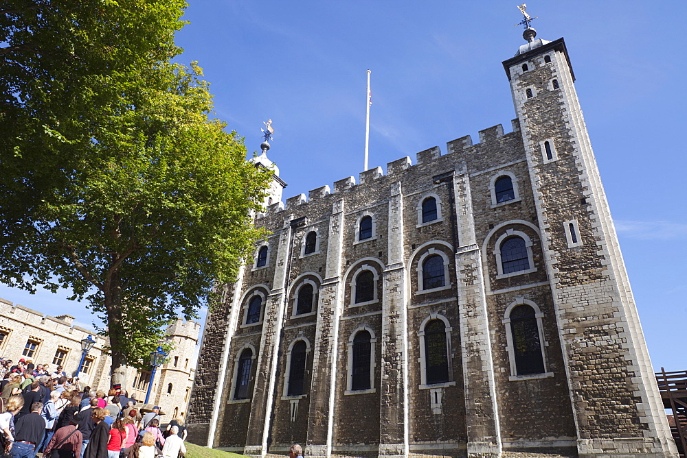 The White Tower, Tower of London, UNESCO World Heritage Site, London, England, United Kingdom, europe