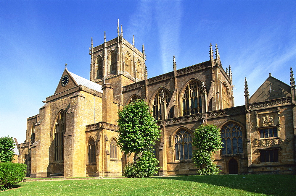 Sherborne Abbey, Sherborne, Somerset, England, United Kingdom, Europe