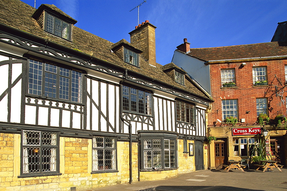 Conduit House and Cross Keys Hotel, Sherborne, Somerset, England, United Kingdom, Europe