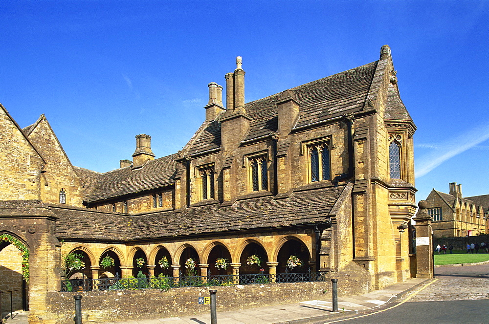 St. Johns' Almhouse, Sherborne, Somerset, England, United Kingdom, Europe