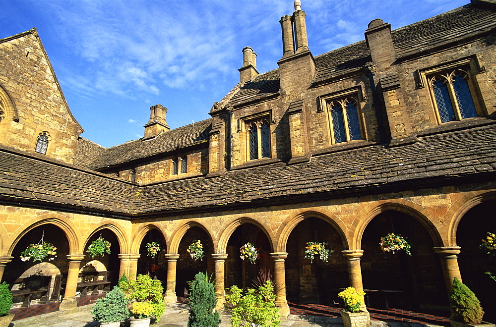 St. Johns' Almshouse, Sherborne, Dorset, England, United Kingdom, Europe