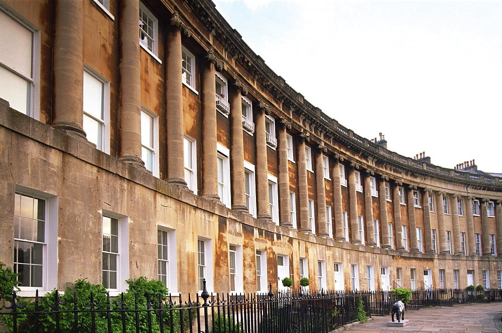 Royal Cresent, Bath, UNESCO World Heritage Site, Somerset, England, United Kingdom, Europe