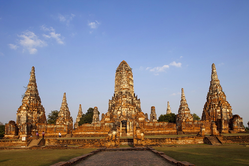 Wat Chai Wattanaram, UNESCO World Heritage Site, Ayutthaya Historical Park, Ayutthaya, Thailand, Southeast Asia, Asia