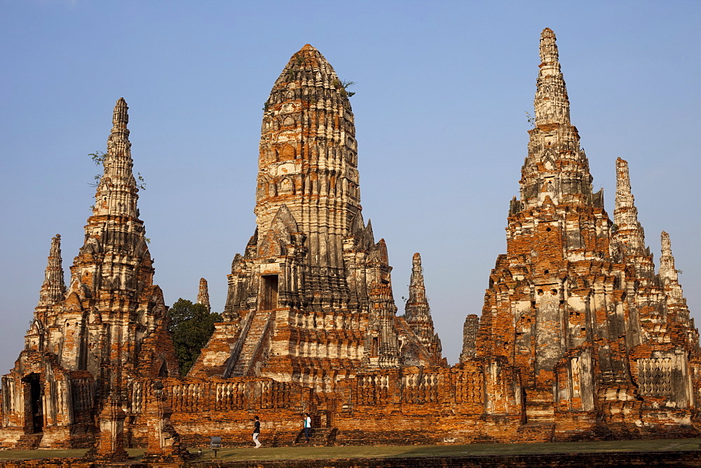 Wat Chai Wattanaram, UNESCO World Heritage Site, Ayutthaya Historical Park, Ayutthaya, Thailand, Southeast Asia, Asia