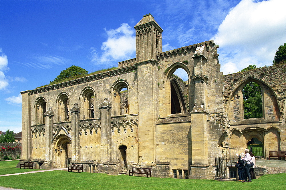 Glastonbury Abbey, Glastonbury, Somerset, England, United Kingdom, Europe