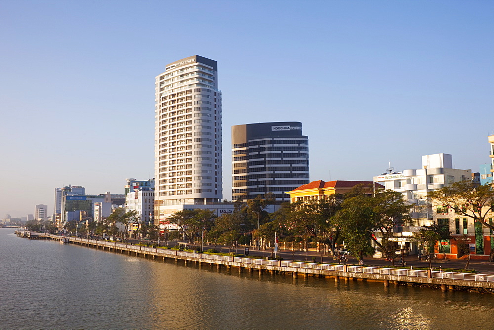 City skyline and Han River, Danang, Vietnam, Indochina, Southeast Asia, Asia