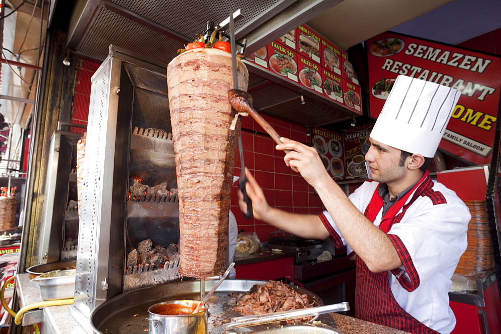 Kebab Restaurant, Sultanahmet, Istanbul, Turkey, Europe