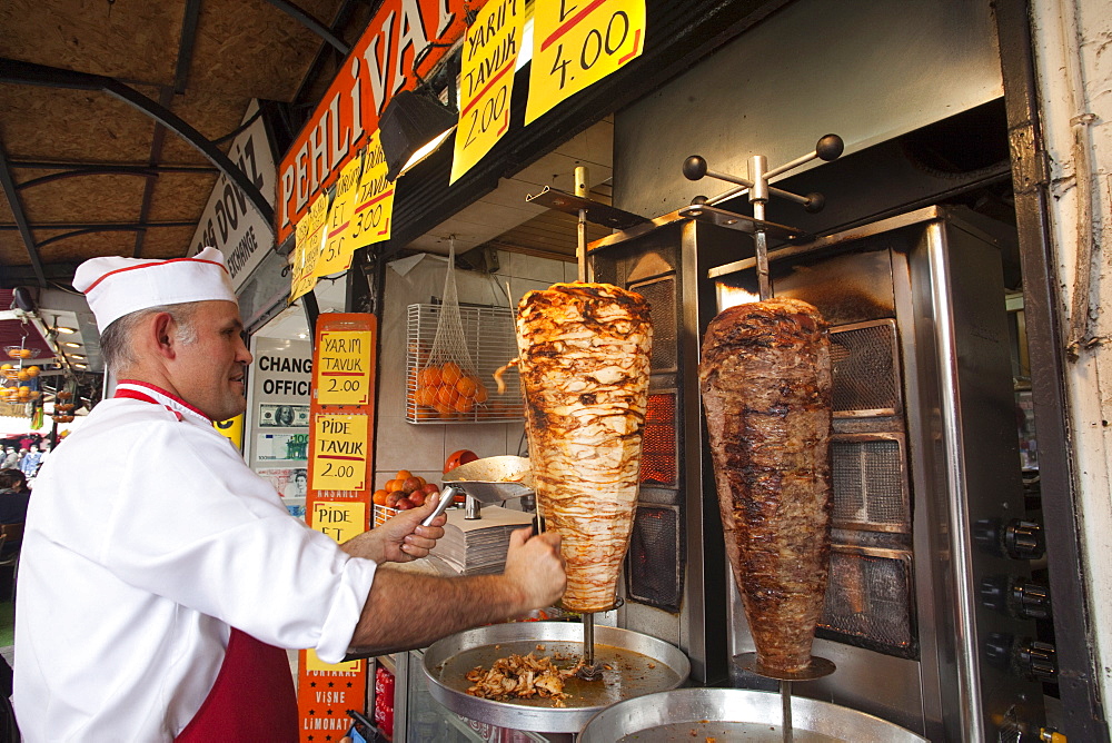 Kebab Restaurant, Sultanahmet, Istanbul, Turkey, Europe