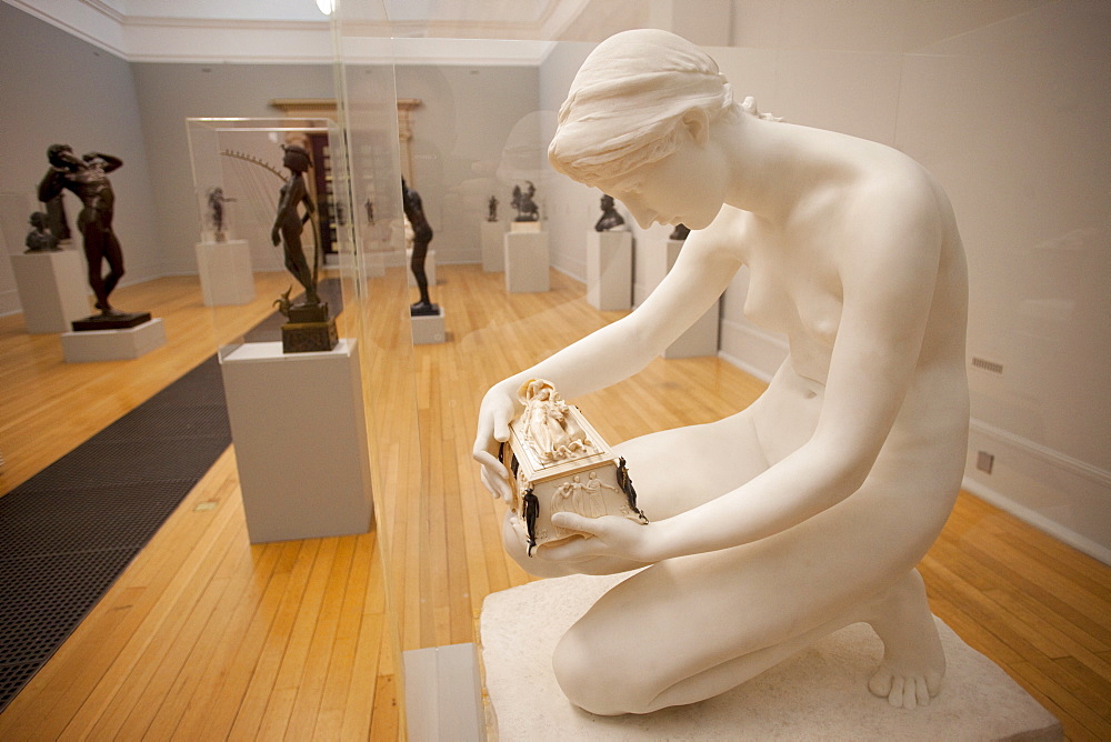 Statue of Pandora by Harry Bates, Tate Britain, London, England, United Kingdom, Europe