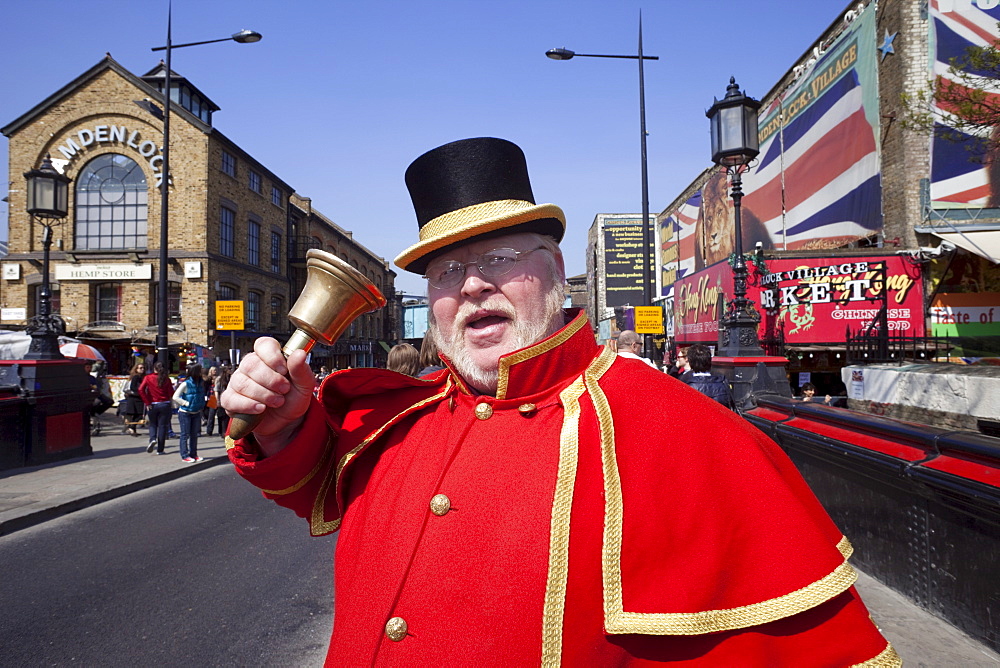 Alan Myatt, Town Crier, Camden, London, England, United Kingdom, Europe