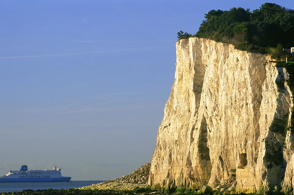 White Cliffs of Dover, St. Margarets Bay, Kent, England, United Kingdom, Europe